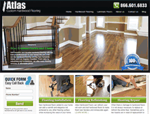 Tablet Screenshot of hardwoodflooringteam.com